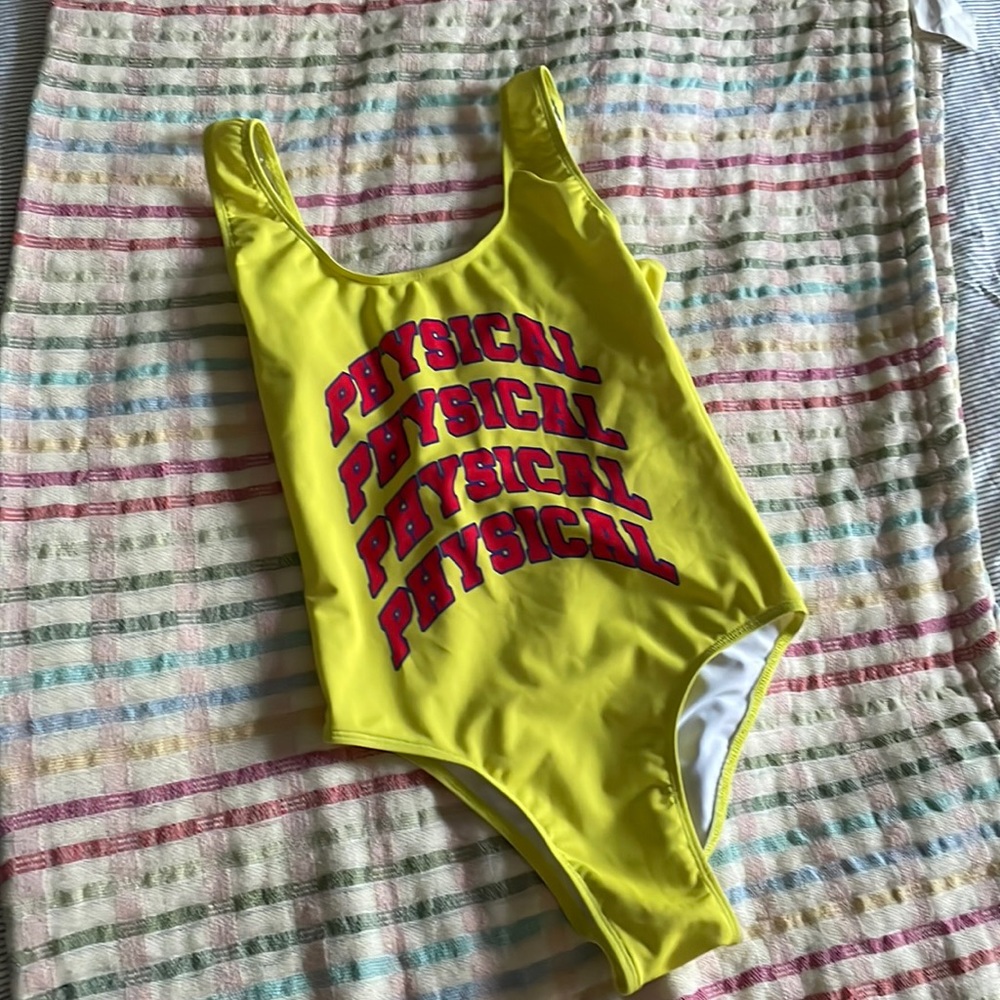 NWOT Dua Lipa “Physical” bodysuit merch item
